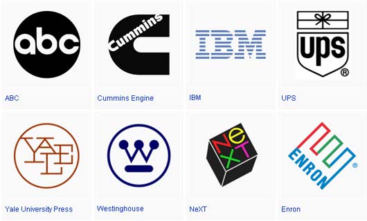 logos of famous companies. famous for developing